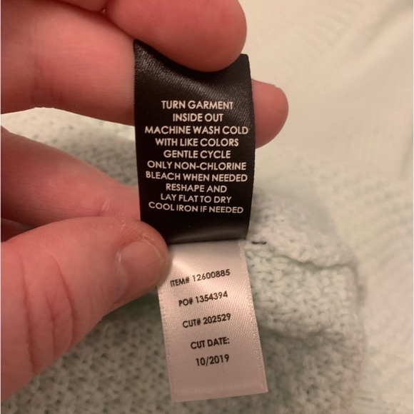 NEW Torrid 4 Mint Green V-Neck Midi Pullover Sweater - Picture 7 of 12